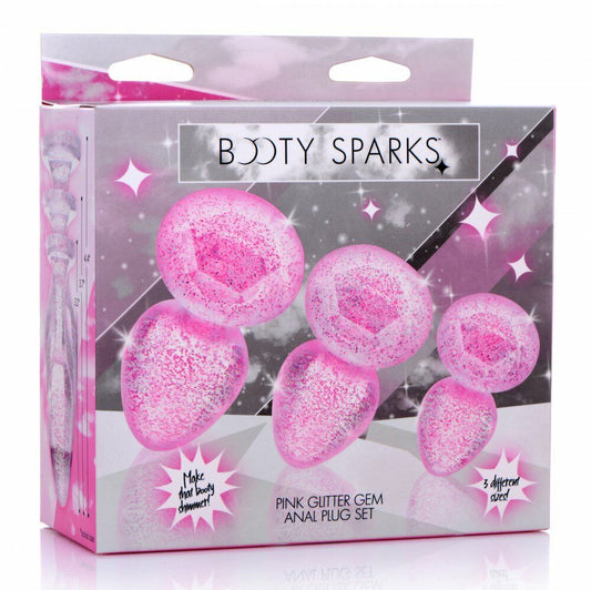 BOOTY SPARKS Glitter gem anal plug set